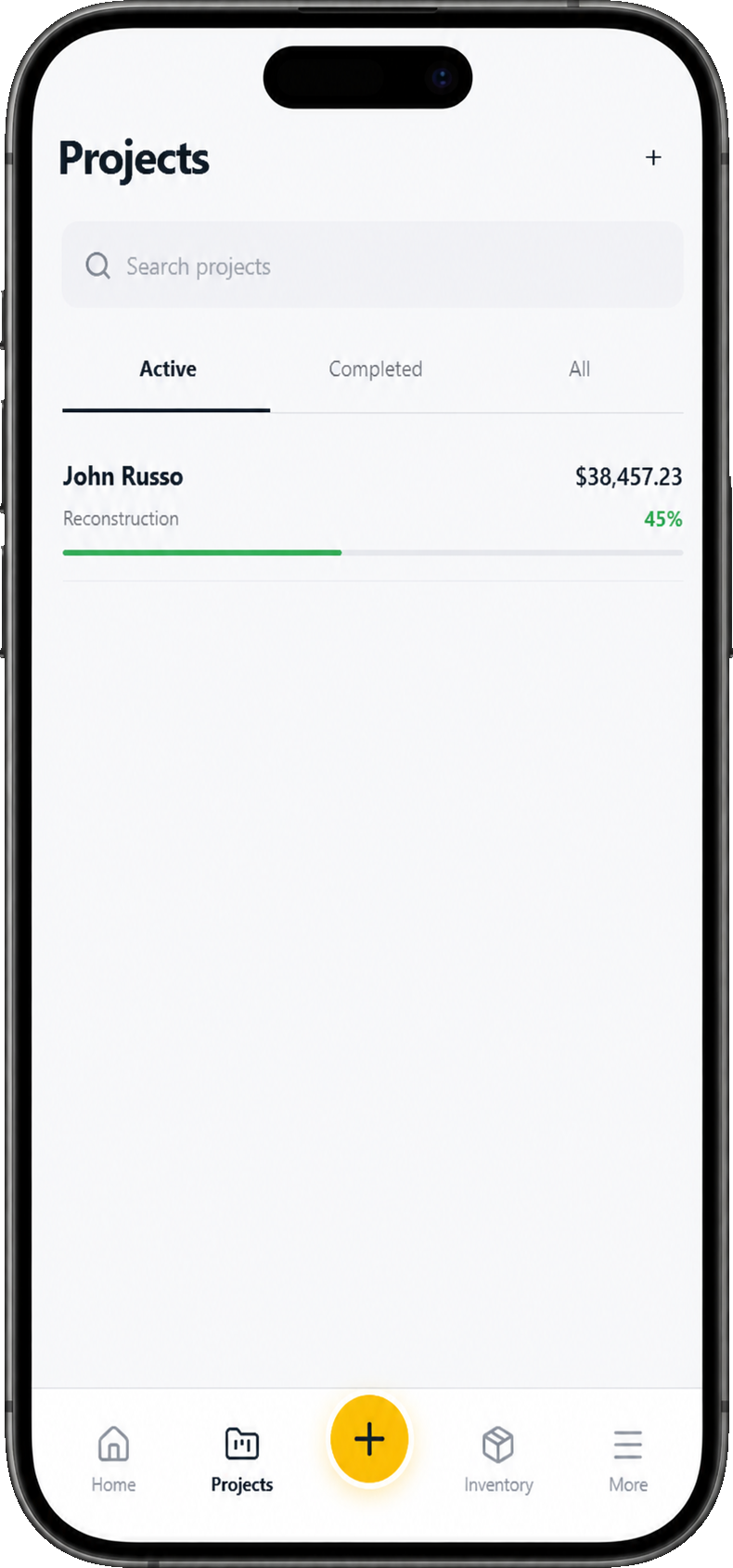 Live project visibility.